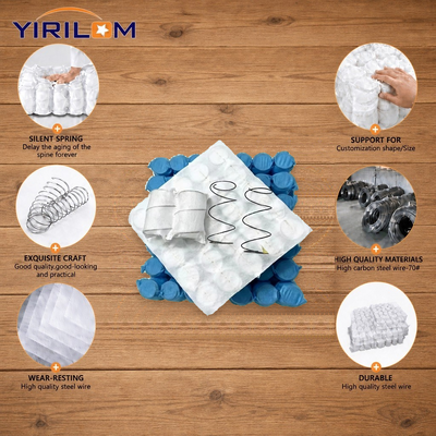 Giá tốt Lò xo túi thép độc lập chuyển động cho đệm sofa với kích thước tùy chỉnh trực tuyến