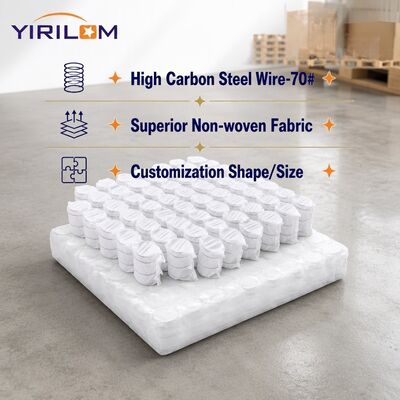 Giá tốt Bộ lò xo túi nén phẳng cho sofa với kích thước tùy chỉnh và dây thép 2.2mm trực tuyến