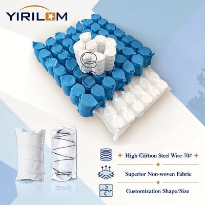 Customized Size 1.0mm-1.8mm Steel Wire Pocket Spring for Sofa with 6-15cm Spring Height