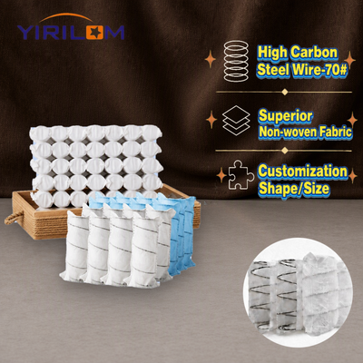 Giá tốt Kích thước tùy chỉnh 2.0mm Thép dây nén túi xuân đơn vị với 6-12cm chiều cao xuân cho gối ghế sofa trực tuyến