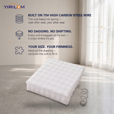 Nhà sản xuất xuân Đơn vị cuộn xuân bên trong trực tiếp để lắp ráp ghế sofa và làm đồ nội thất bọc