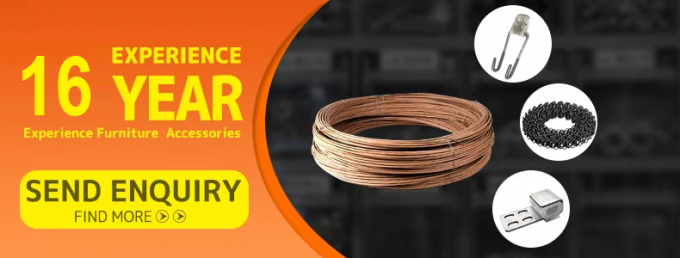 Phụ kiện đồ nội thất OEM 2.0mm Spring Wire Paper Fixing Wire cho ghế sofa Zig Zag Spring 13