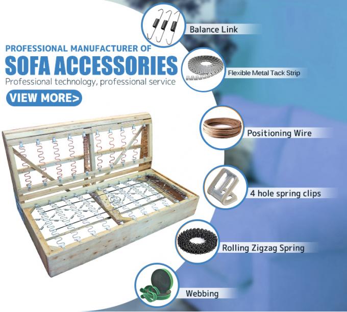 Chất lượng tốt nhất thép dây cân bằng móc Zigzag mùa xuân cố định clip cho ghế sofa 2