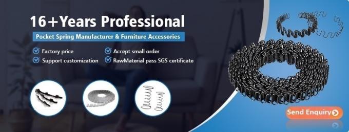 Phụ kiện đồ nội thất b&aacute;n bu&ocirc;n Khung ghế sofa Đặt d&acirc;y chuyền kẹp bằng nhựa để gắn d&acirc;y chuyền Zigzag 5