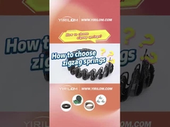 Ứng dụng tùy chỉnh 3.8mm Gỗ lợp Functional Rolling Sofa Zigzag Spring cho sản xuất đệm lợp
