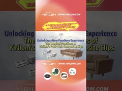 4 lỗ ghế sofa mùa xuân ghế sofa kim loại nhựa kết hợp clip cho đồ nội thất Zigzag mùa xuân