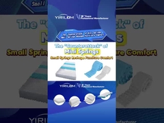 OEM Queen King kích thước thép cuộn nệm túi xuân với vải