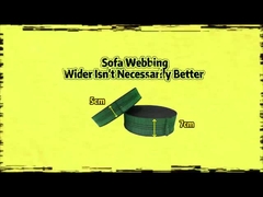 Chất lượng tốt cao cấp 50mm Elasticated Seat Webbing Thợ may băng dây đai ghế sofa